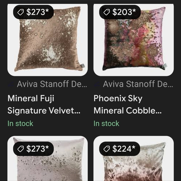 Aviva Stanoff Mermaid Sequin 2 Tone Silver Bundle of 2 Accent Pillows BRAND NEW - Picture 7 of 8